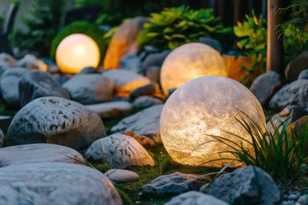 Pair Up Globe Lights With Stones