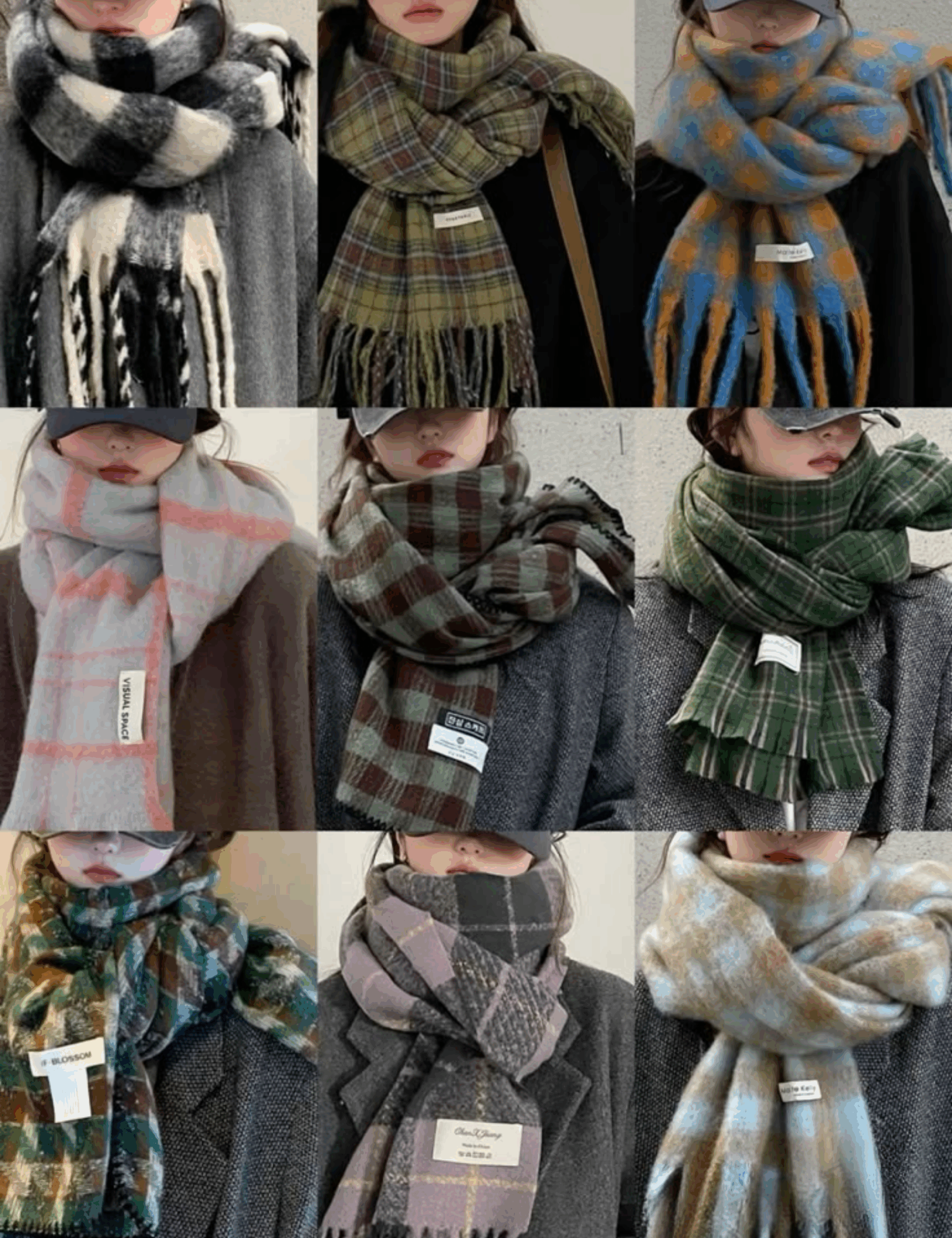 Khăn len bản vừa cho mùa đông, dễ phối đồ và giữ ấm vừa đủ