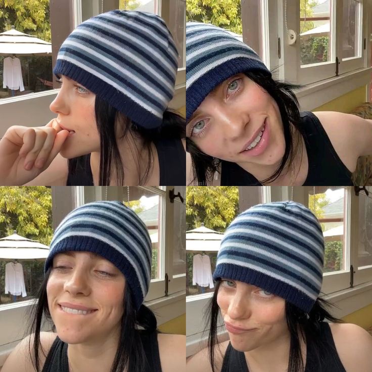 Hai phong cách đội mũ của Billie Eilish: beanie và mũ lưỡi trai, cùng tinh thần streetwear hiphop