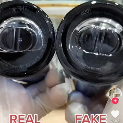 Nắp chai: Dior chính hãng luôn khắc sâu, bản fake chỉ là “mô phỏng”