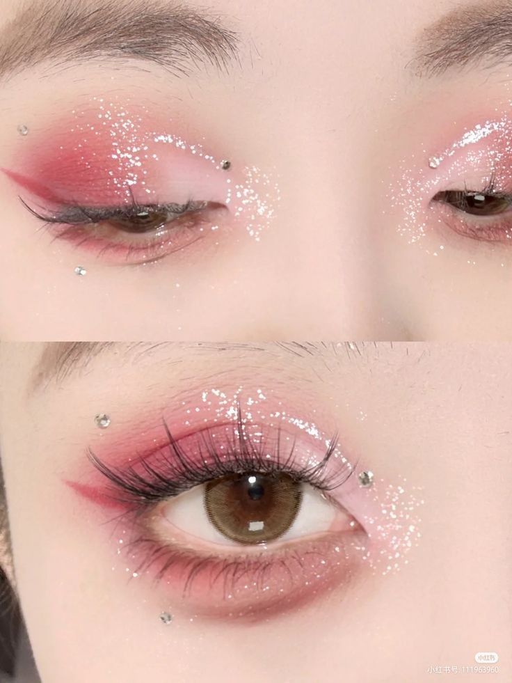 Bảng phấn mắt nhũ hồng pastel – tạo hiệu ứng long lanh nhẹ nhàng cho đôi mắt.