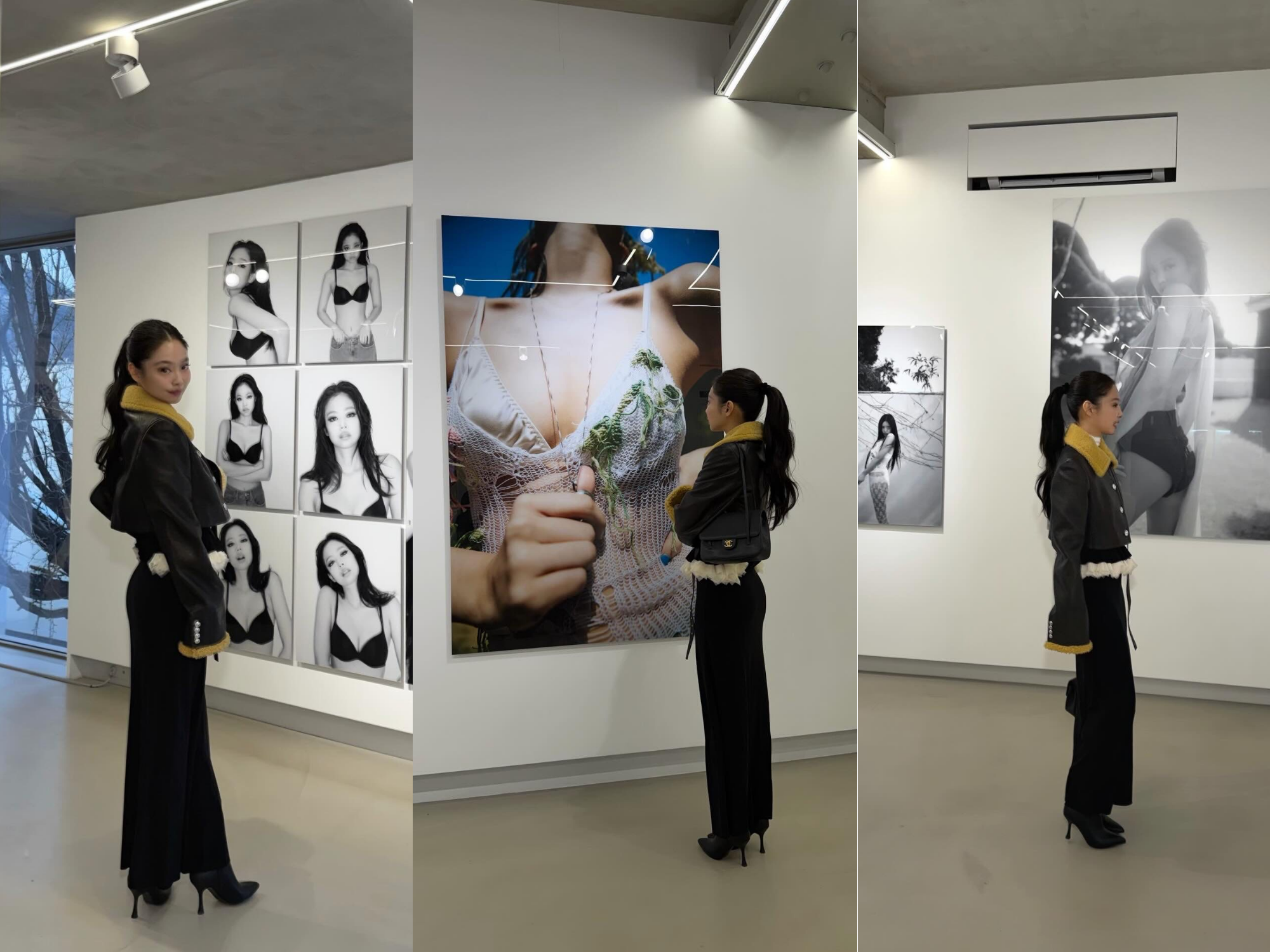 Không gian triển lãm trưng bày những khung hình của Jennie trong bộ ảnh sinh nhật J2NNI5