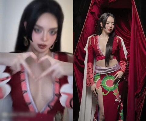 Thần thái xuất sắc cùng thân hình bốc lửa của Thanh Thủy khiến bộ ảnh cosplay này trở thành một trong những tạo hình xuất sắc nhất dịp Halloween 2025