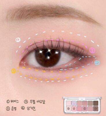 Không Cần 10 Món Mỹ Phẩm: Chỉ Với 1 Bảng Phấn Mắt Clio Pro Eye Palette Air là đủ 2 Đánh mắt tự nhiên, nhẹ nhàng